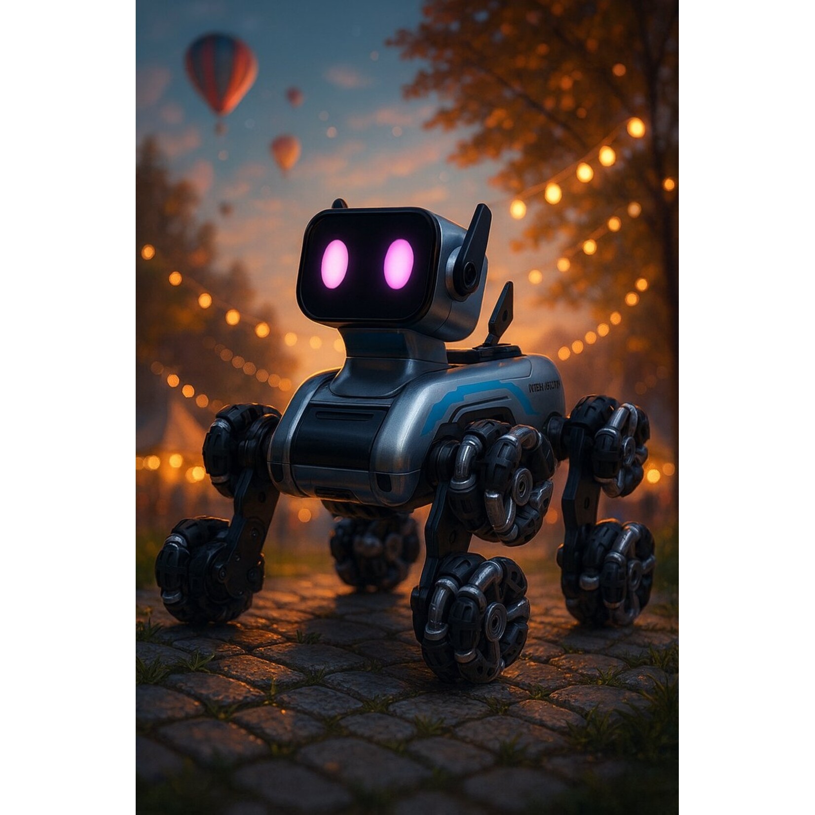 Dutch Wanted - Robot Dog - Remote-Controlled Dog - Interactive Dog - Rechargeable - With Remote Control