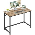 Bobbel Home Bobbel Home Bureau Met Lade En Open Opbergruimte – Industrieel Kameelbruin 110 × 55 × 76 cm
