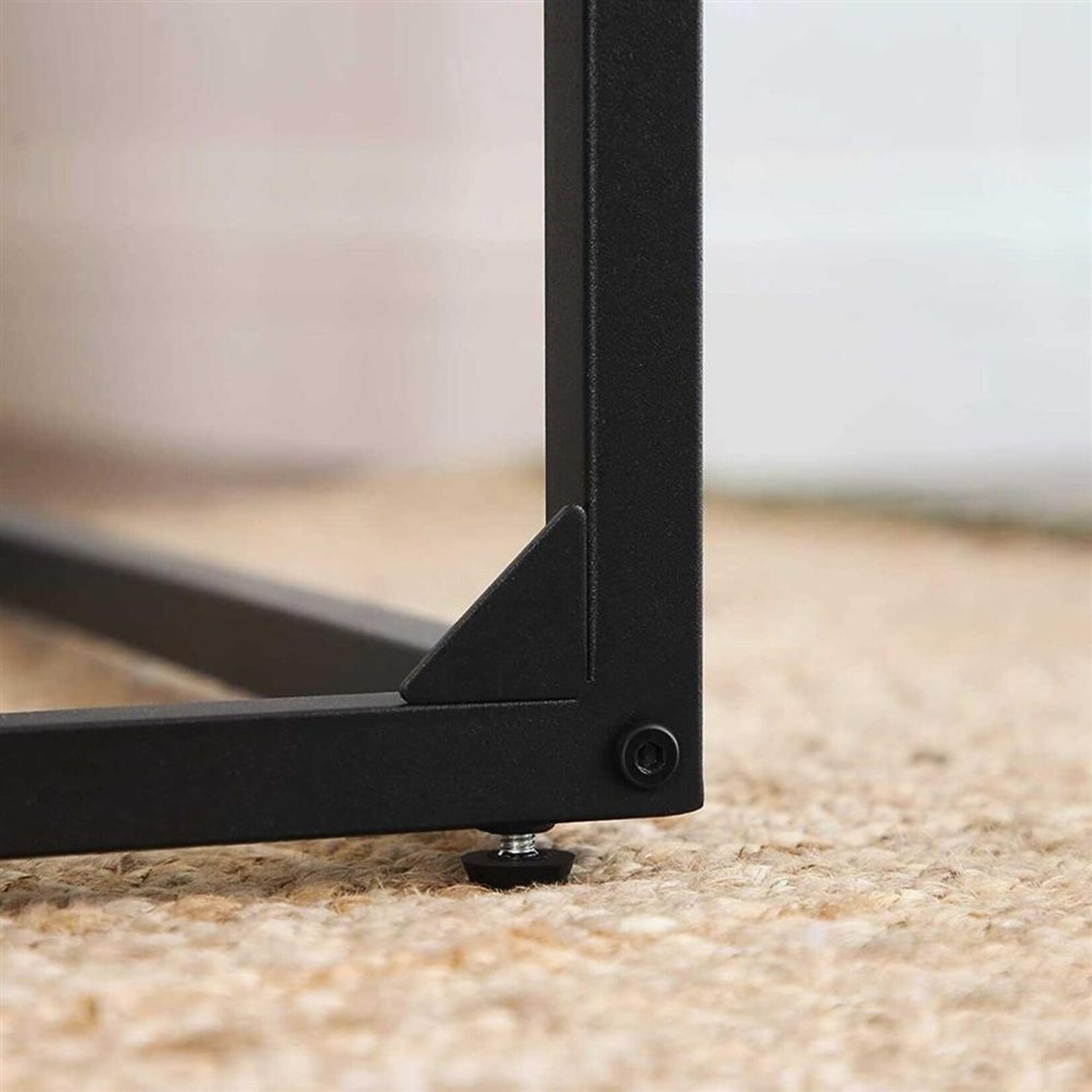 Bobbel Home Bobbel Home Multifunctional Side & Laptop Table with Open Shelf Industrial 60 × 40 × 50 cm