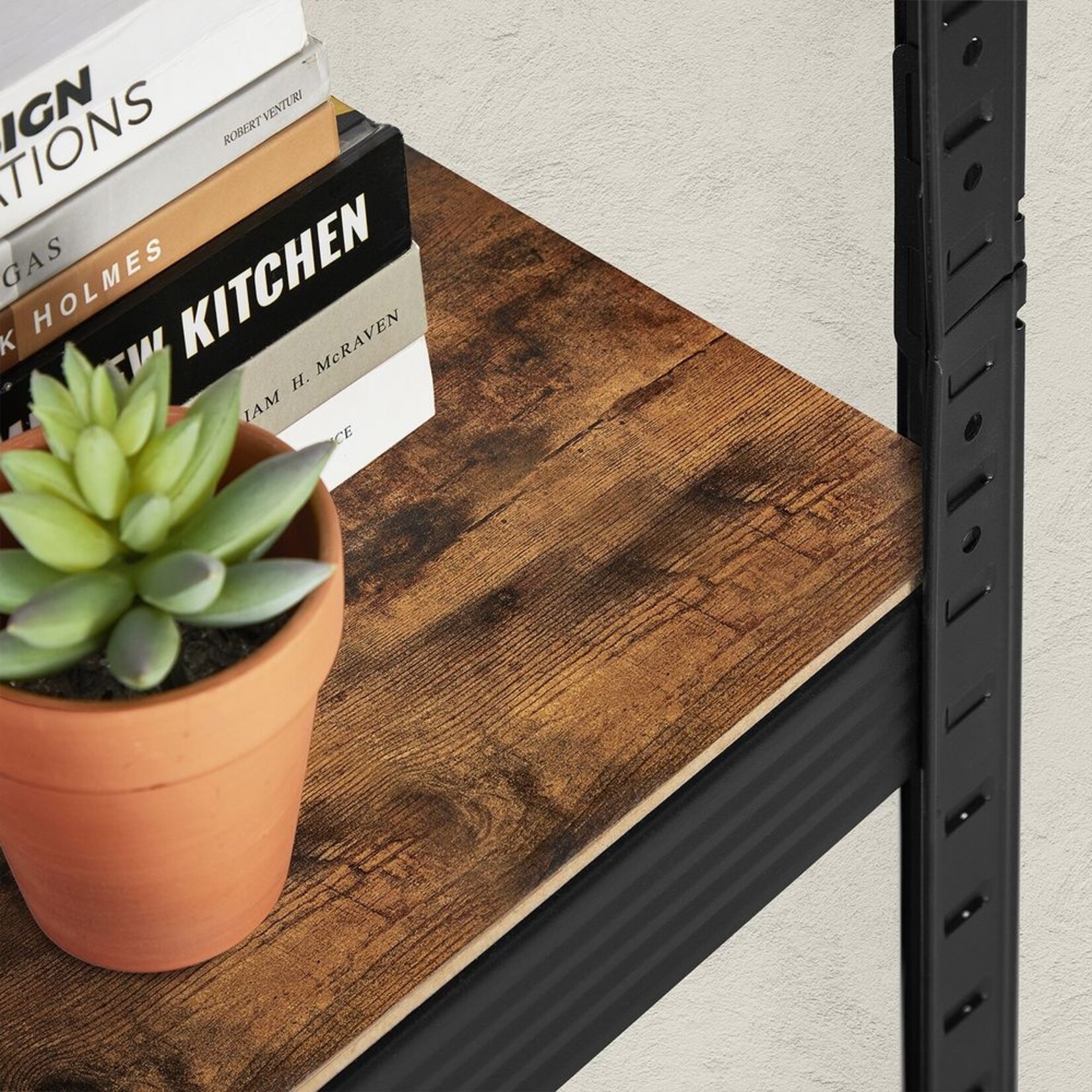 Bobbel Home Bobbel Home Industrial 5-Tier Adjustable Storage Cabinet – Stylish & Strong 37 × 37 × 150 cm