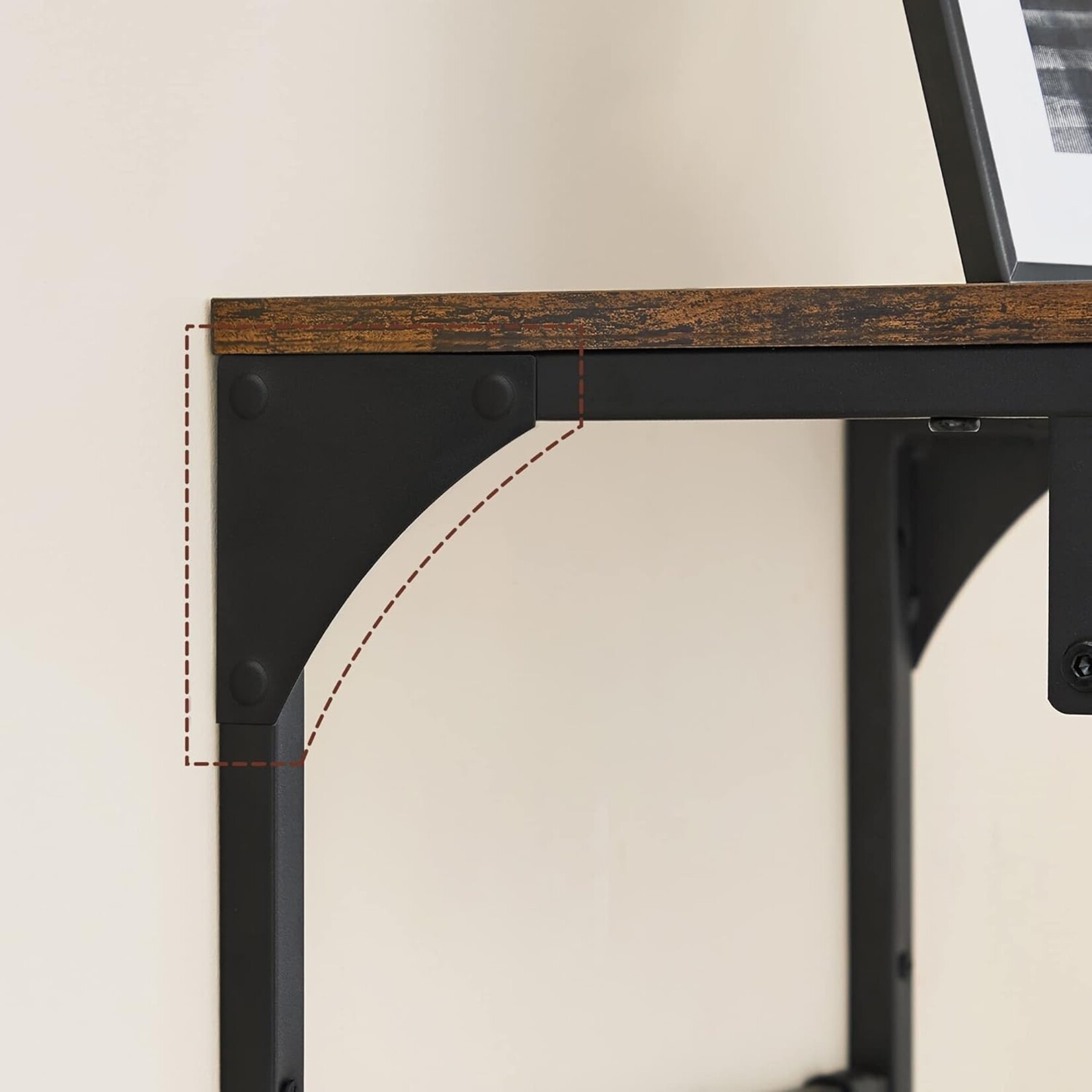 Bobbel Home Bobbel Home Wandkapstok Met Plank, Spiegel, 6 Haken En Mand Opbergruimte