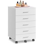 Bobbel Home Bobbel Home Mobiele Archiefkast Met Laden En Printerstand Wit 42 × 40 × 66 cm