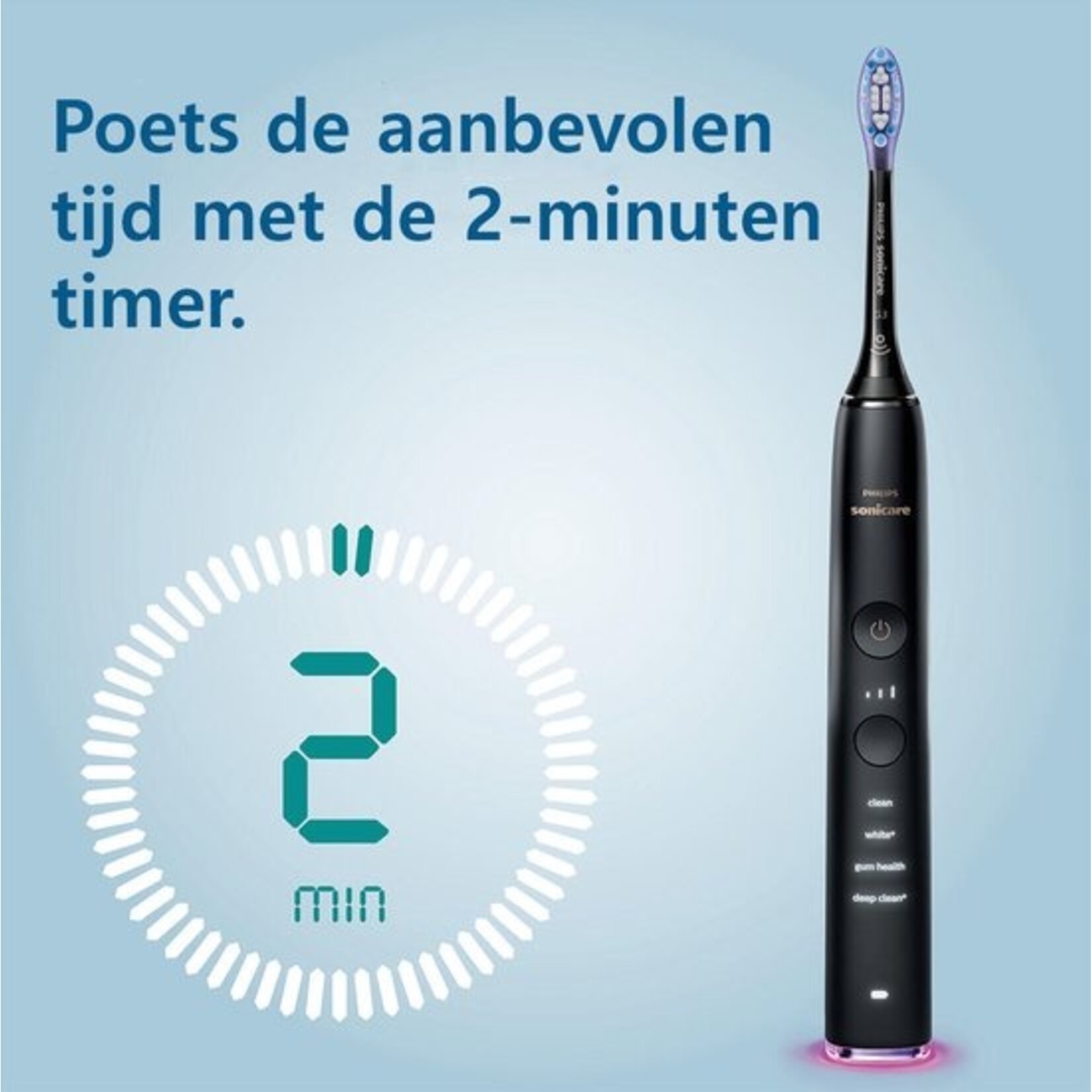 Philips Sonicare DiamondClean 9000 - Electric toothbrush - Water flosser - Black - HX3886/43