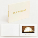 Dutch Wanted Dutch Wanted Foto album - Videoboek met LCD-Scherm - Wenskaart - Videoboek Horizontaal Scherm - Bruiloft Cadeau - Our Wedding