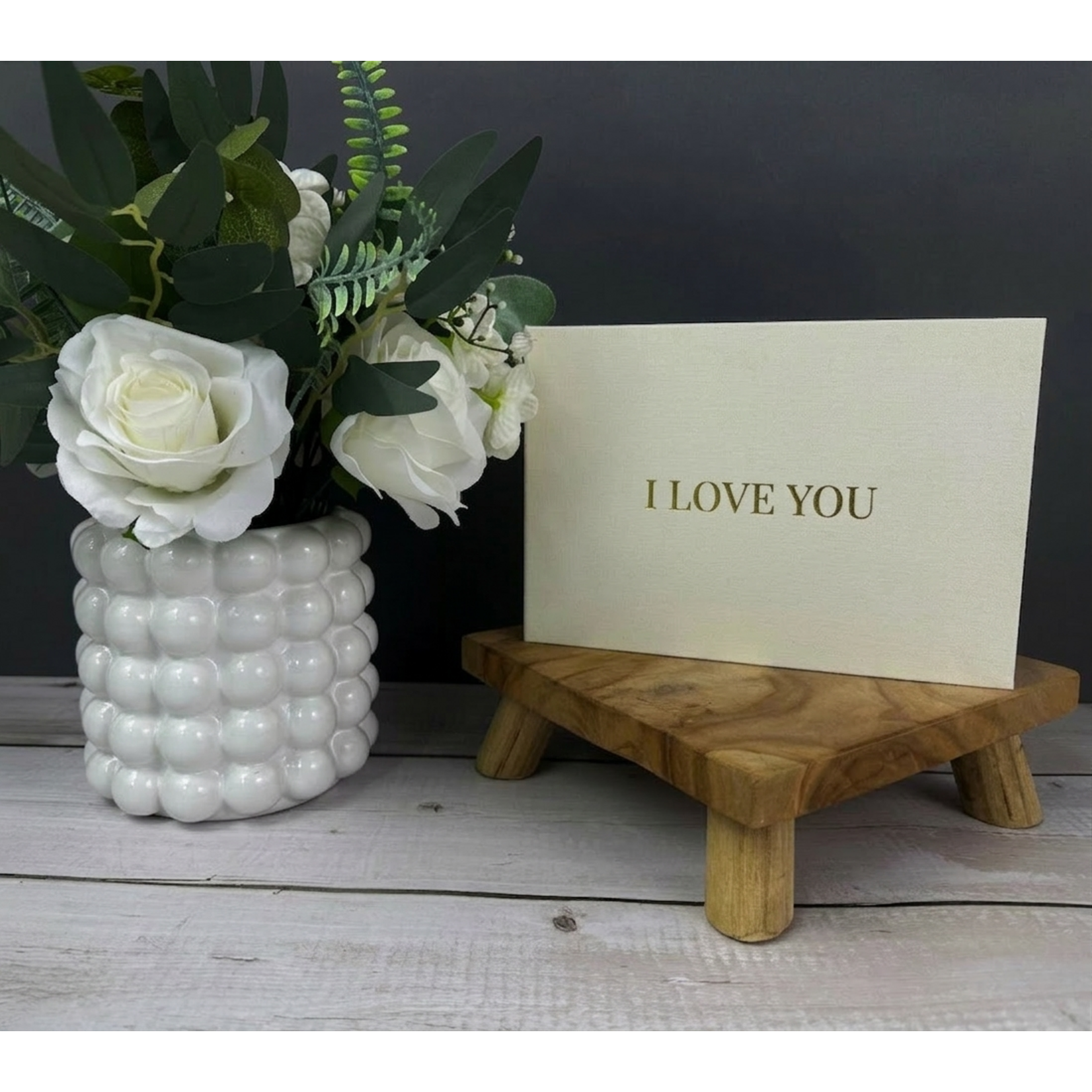 Dutch Wanted Dutch Wanted PhotoAlbum – Video Book with LCD Screen – Greeting Card – Video Book with Horizontal Screen – Wedding Gift - I Love You