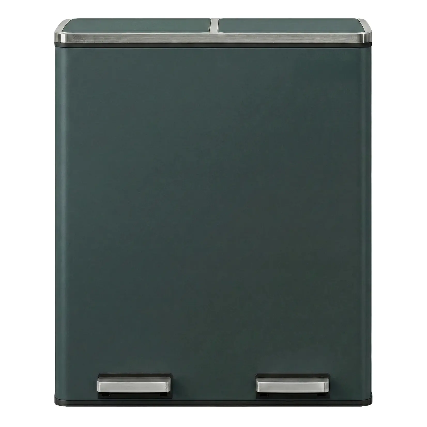 Bobbel Home Bobbel Home 60-litre Recycling Bin - Bins - Pedal Bin - Greenish Grey