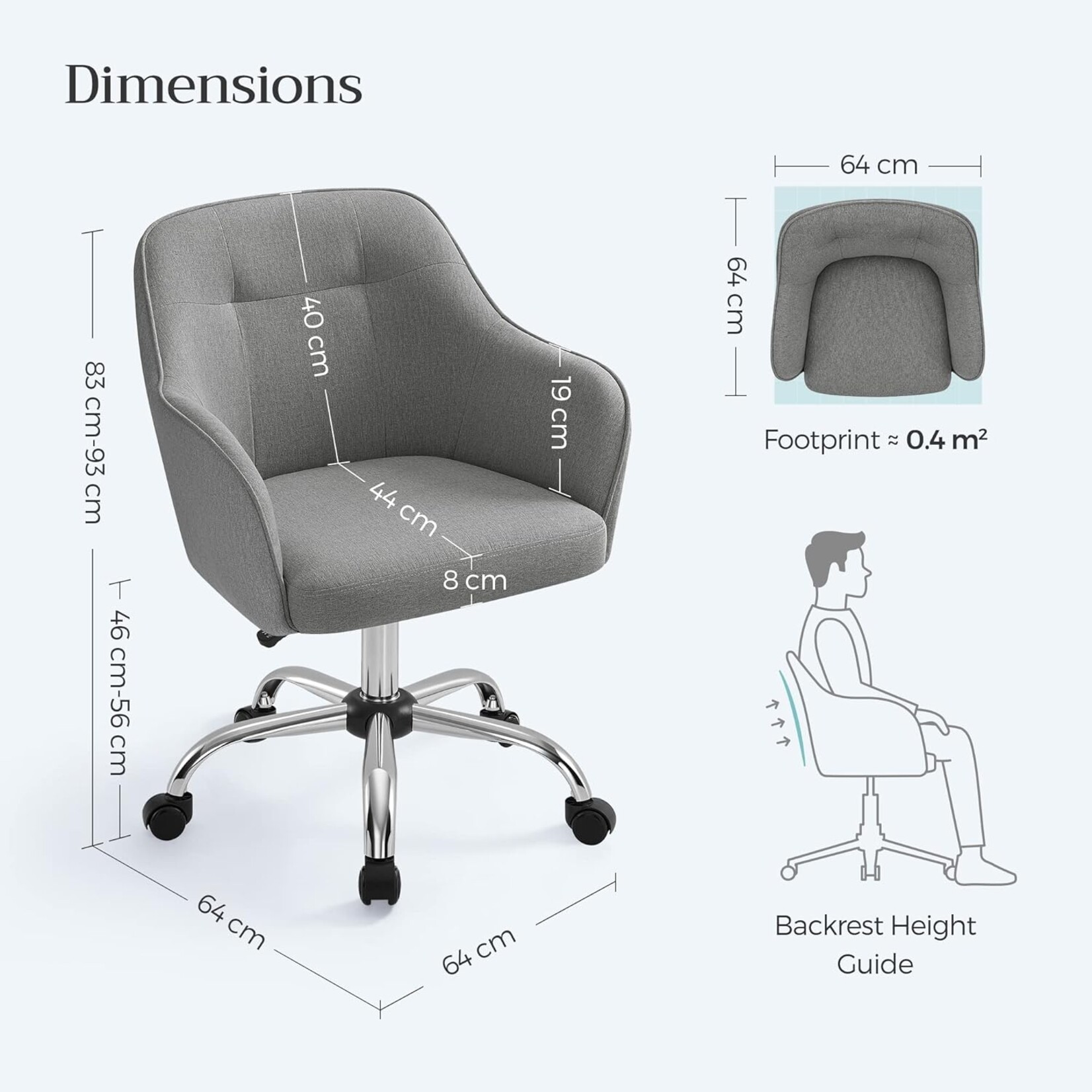 Bobbel Home Bobbel Home Ergonomic Office Chair – Comfort & Style for Home Office and Workspace