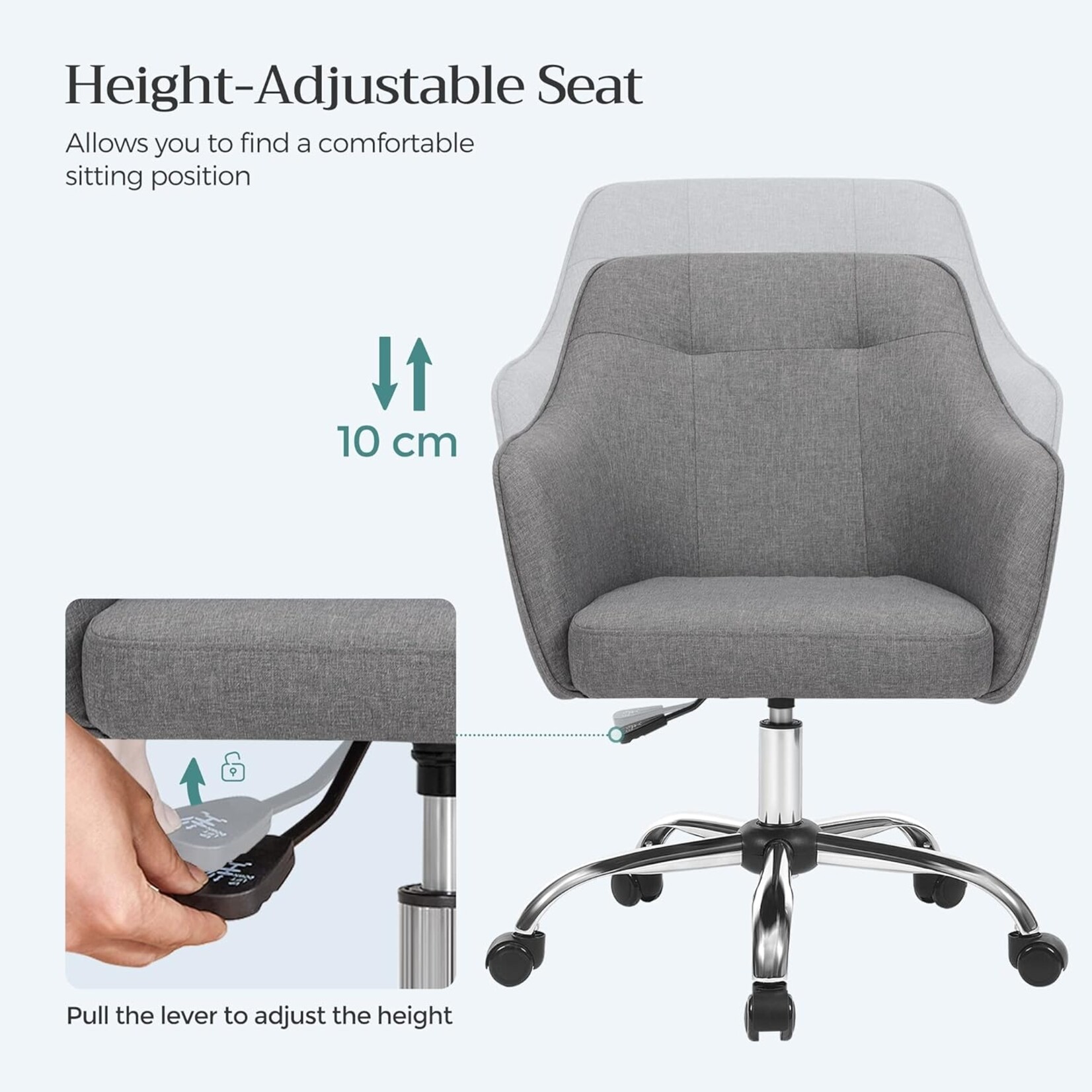 Bobbel Home Bobbel Home Ergonomische Bureaustoel – Comfort & Stijl voor Thuiswerkplek en Kantoor