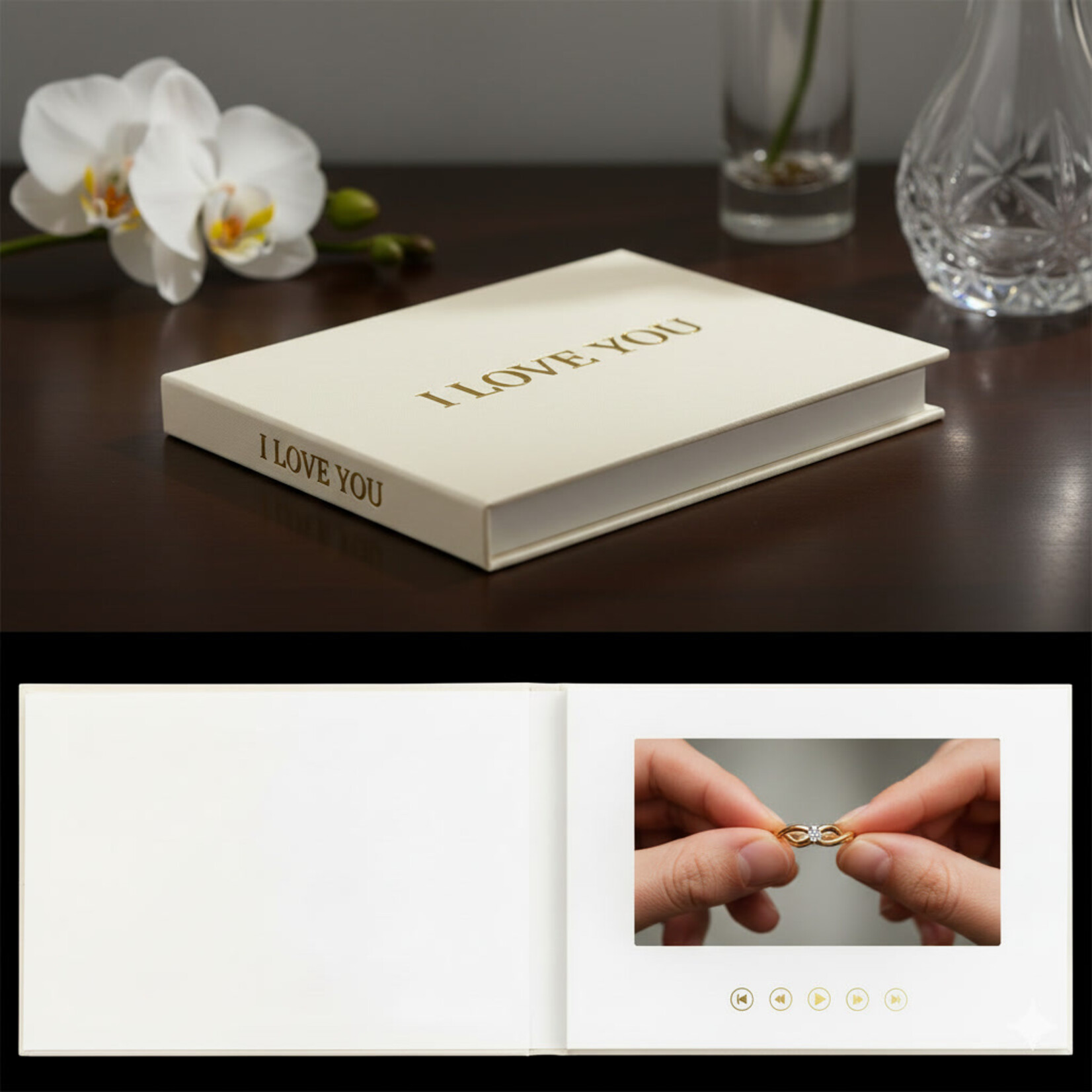 Dutch Wanted Dutch Wanted Video Greeting Card – 7-inch HD Screen | I Love You