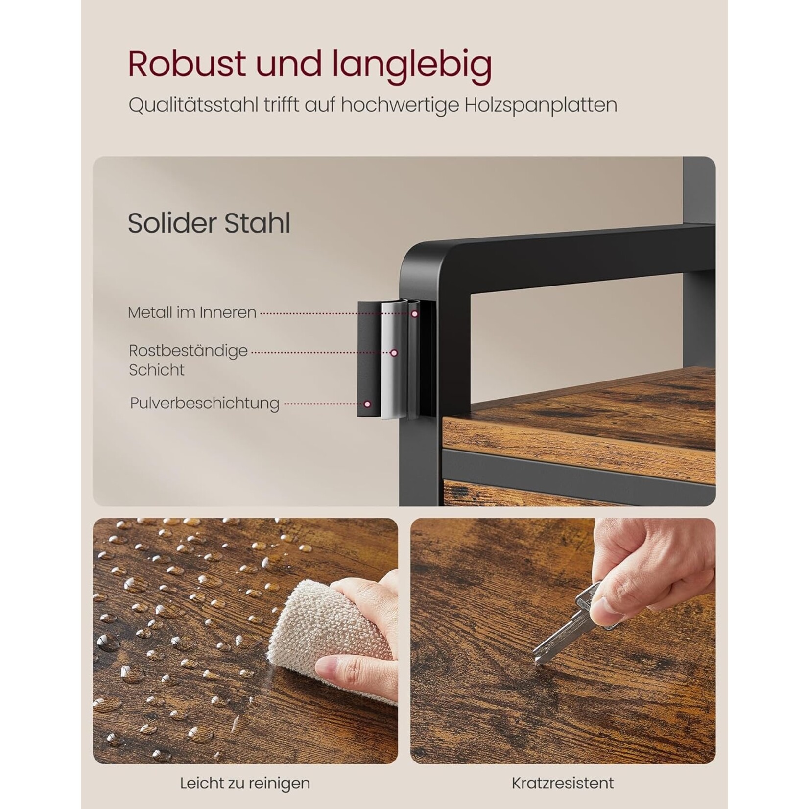 Bobbel Home Bobbel Home Kapstok met Schoenenkast en Bankje 4 in 1 Industrieel Design
