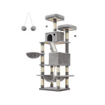 Large Cat Tree 168 cm XL – Light Grey