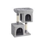 Cat Tree Play Tower 74 cm – Light Grey