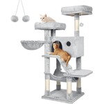Large Cat Tree 135 cm – Ombre Grey White