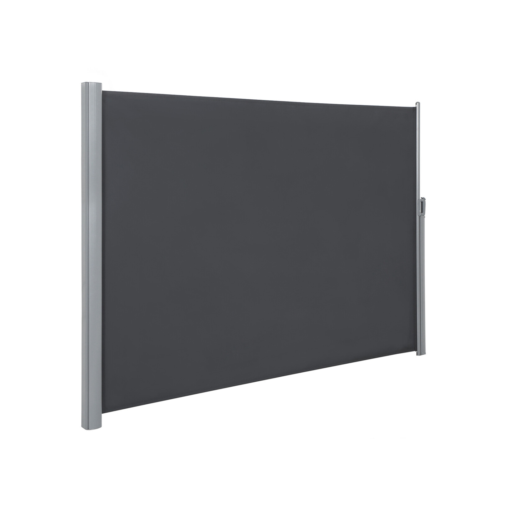 Bobbel Home Bobbel Home Side Awning – Retractable – 200 x 400 cm – Privacy Screen – Grey