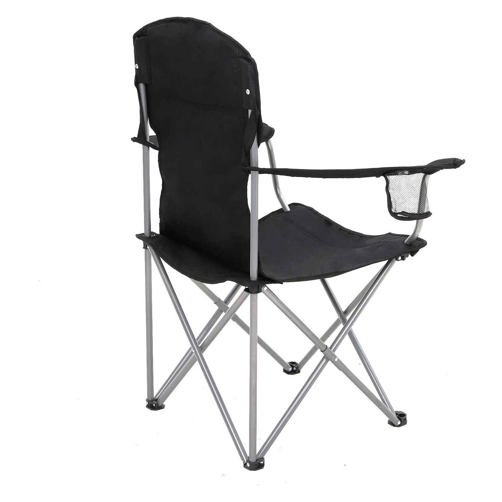Bobbel Home Bobbel Home Camping Chair Set – 2 Pieces – Foldable – Black