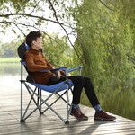 Bobbel Home Bobbel Home Camping Chair XL – Foldable – 250 kg – Blue