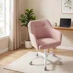 Bobbel Home Office Chair – Swivel Chair – Adjustable – Pink – Armrests