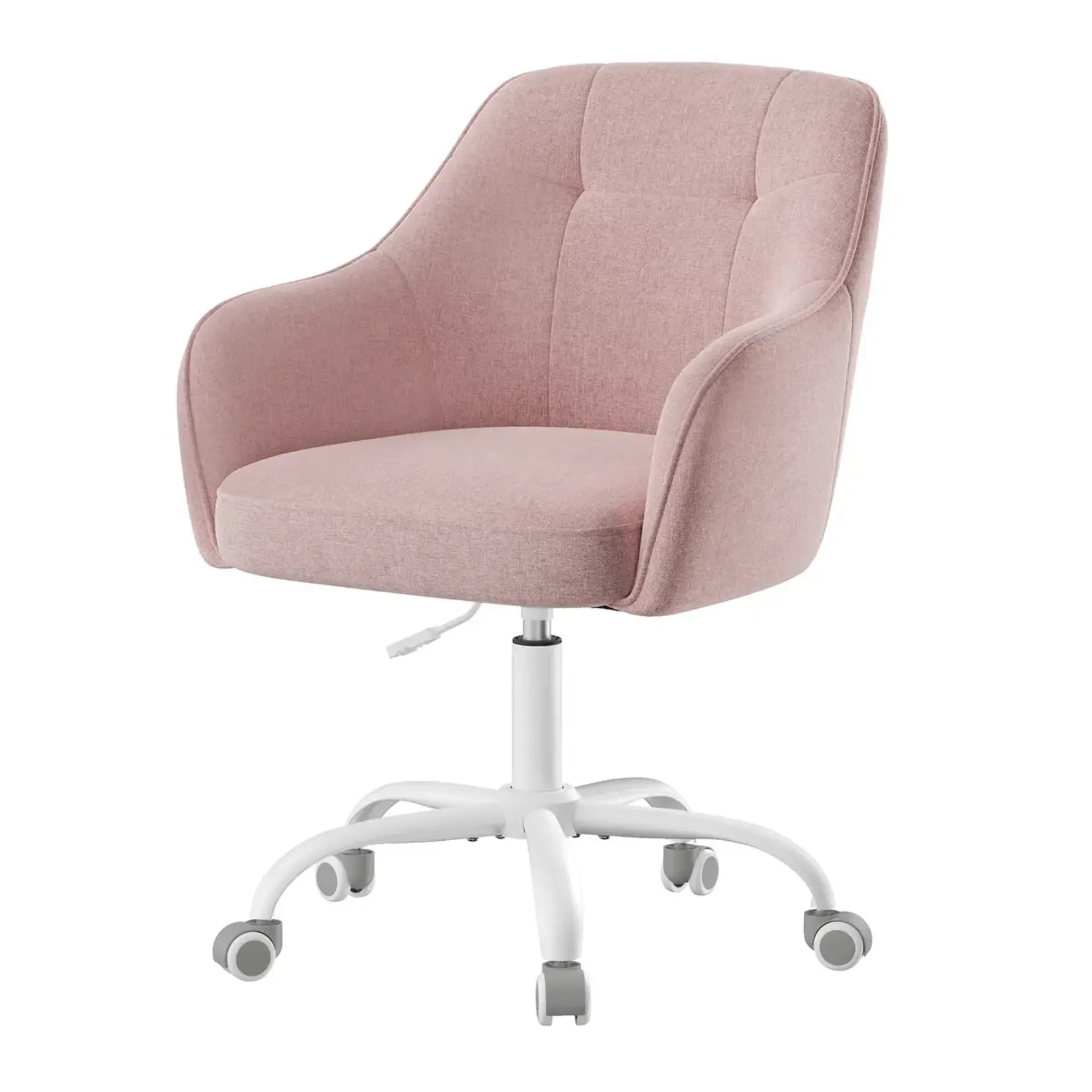 Bobbel Home Office Chair – Swivel Chair – Adjustable – Pink – Armrests
