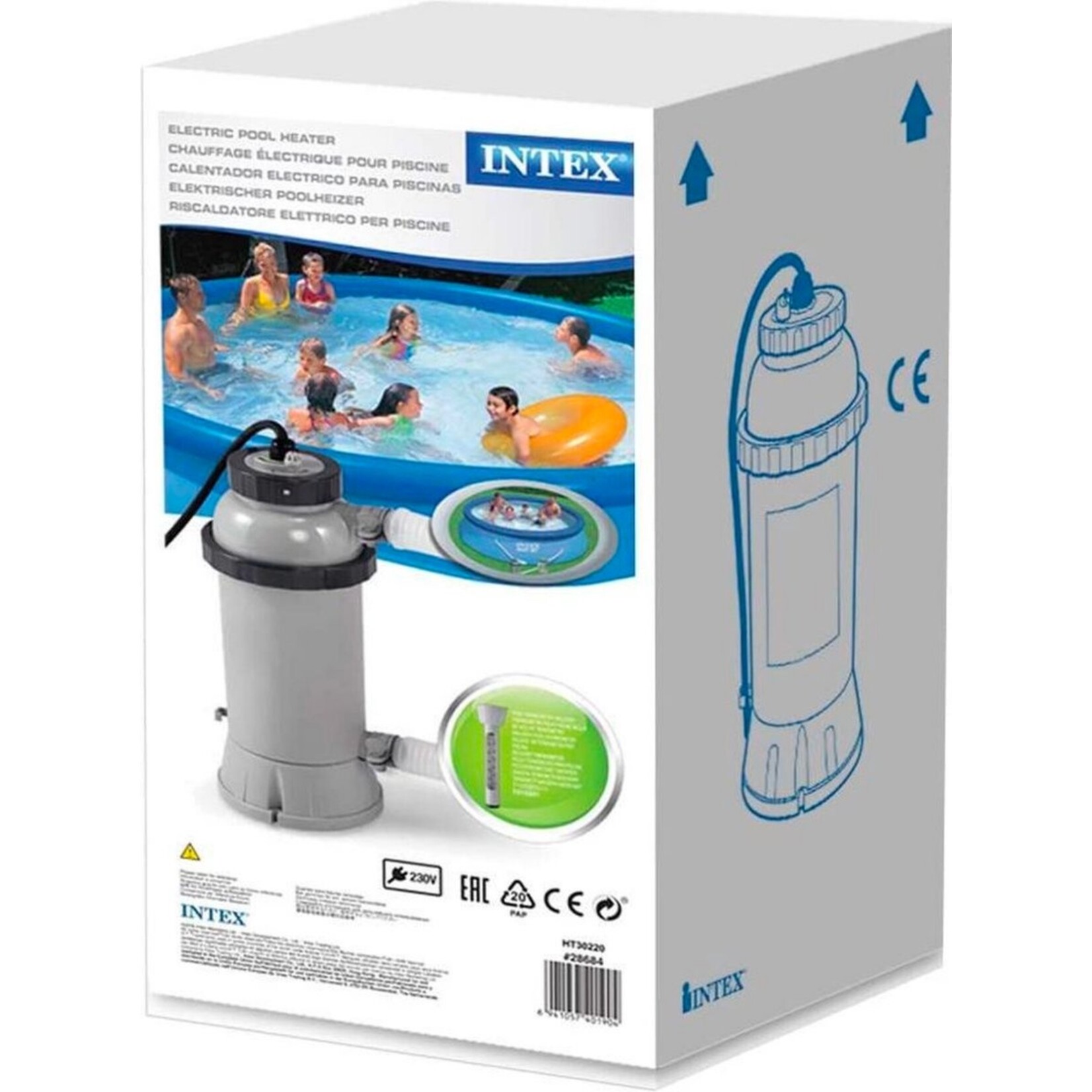 Bobbel Home Intex | Pool Heater - Heat Pump Pool Heater - Pool Heating - 3 kW