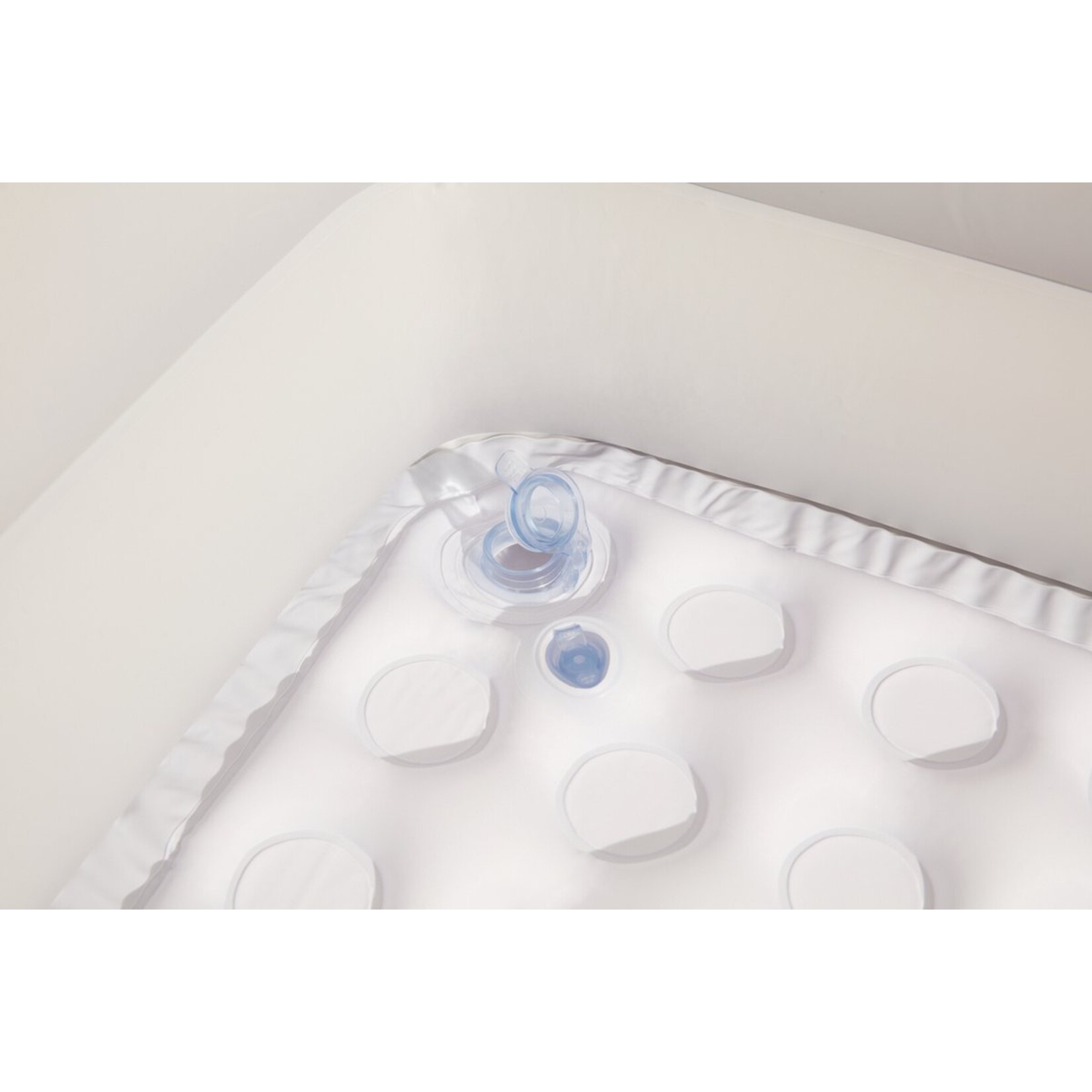 Bobbel Home Bestway - Babyzwembad met Opblaasbare Bodem - 86 x 86 x 25 cm