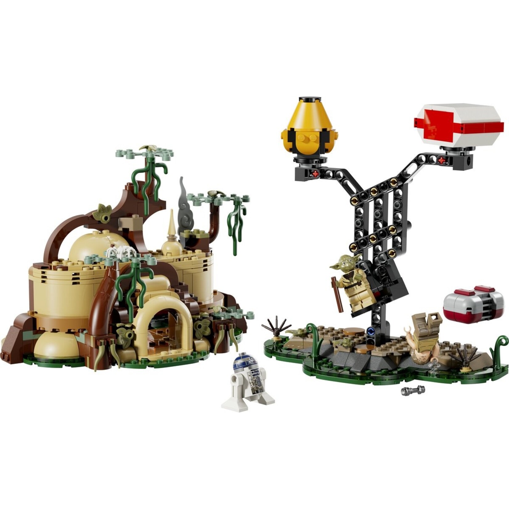 LEGO LEGO Star Wars Smart Play - Yoda's Hut en Jedi Training - Met 2 Smart Tags en 2 Minifiguren - Vanaf 8 Jaar