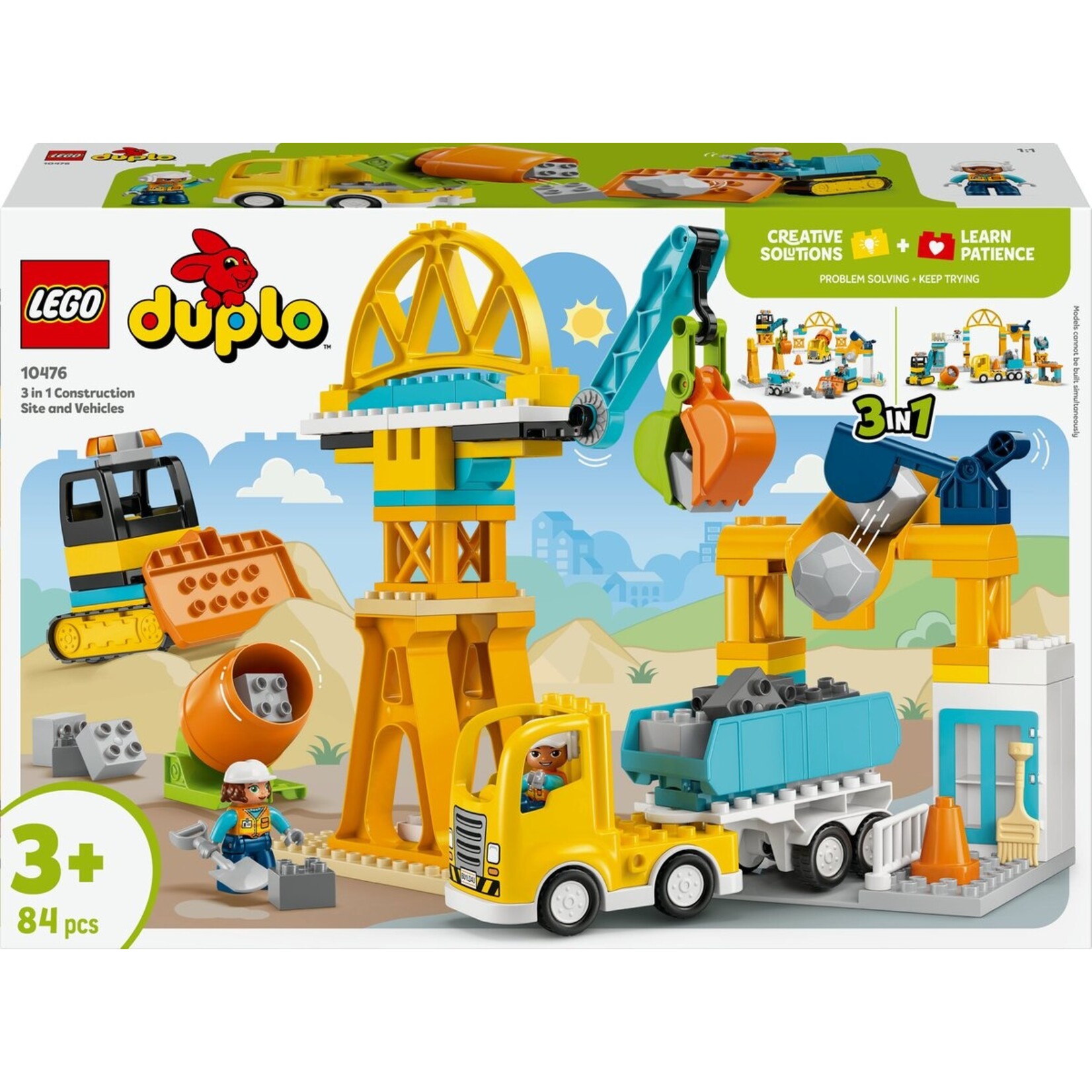 LEGO LEGO Duplo Town 10476 - Bouwplaats - Meisjes en Jongens - Multicolor