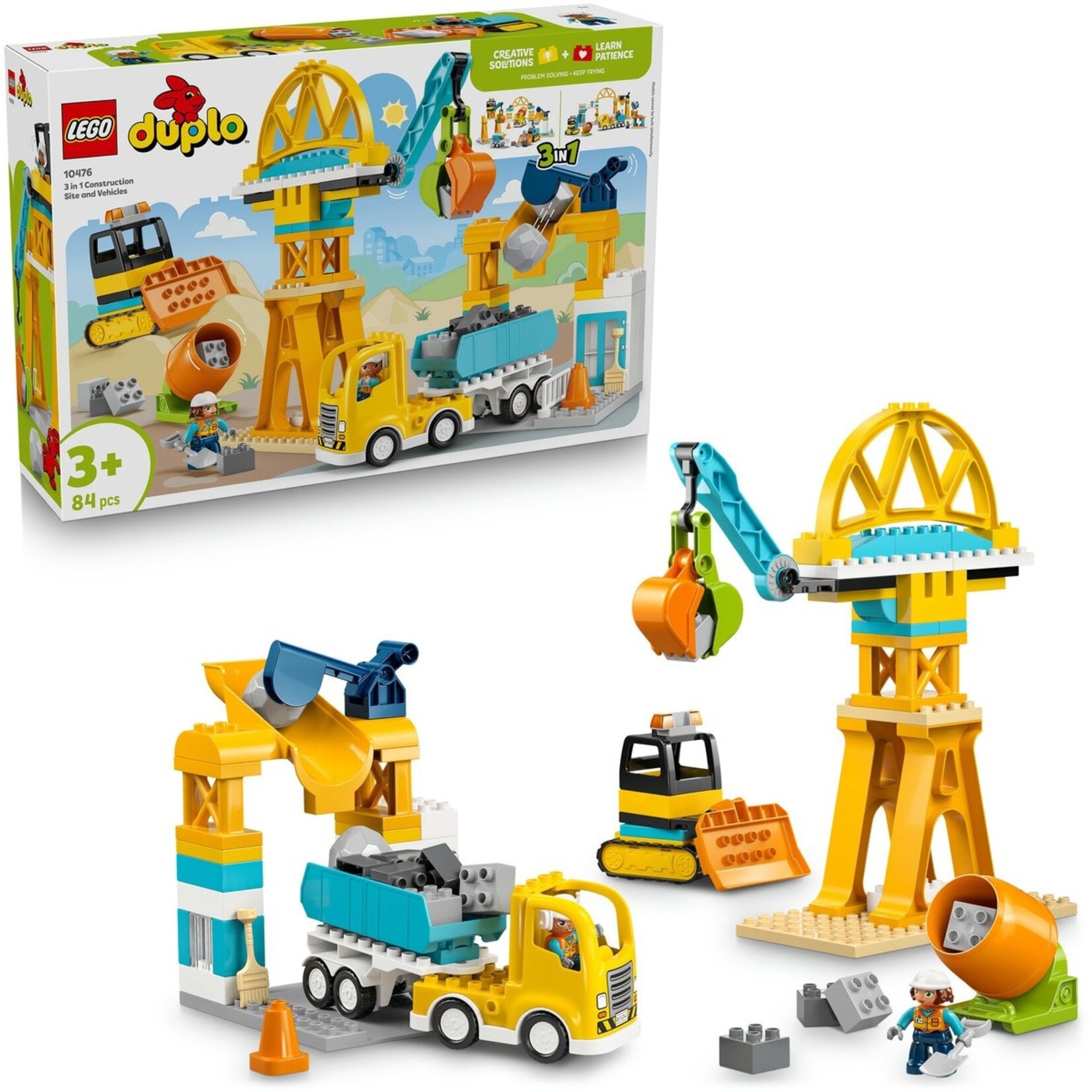 LEGO LEGO Duplo Town 10476 – Building Site – For Girls and Boys – Multicoloured