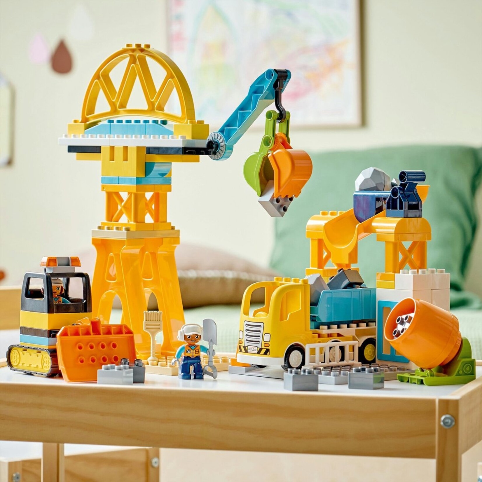 LEGO LEGO Duplo Town 10476 – Building Site – For Girls and Boys – Multicoloured