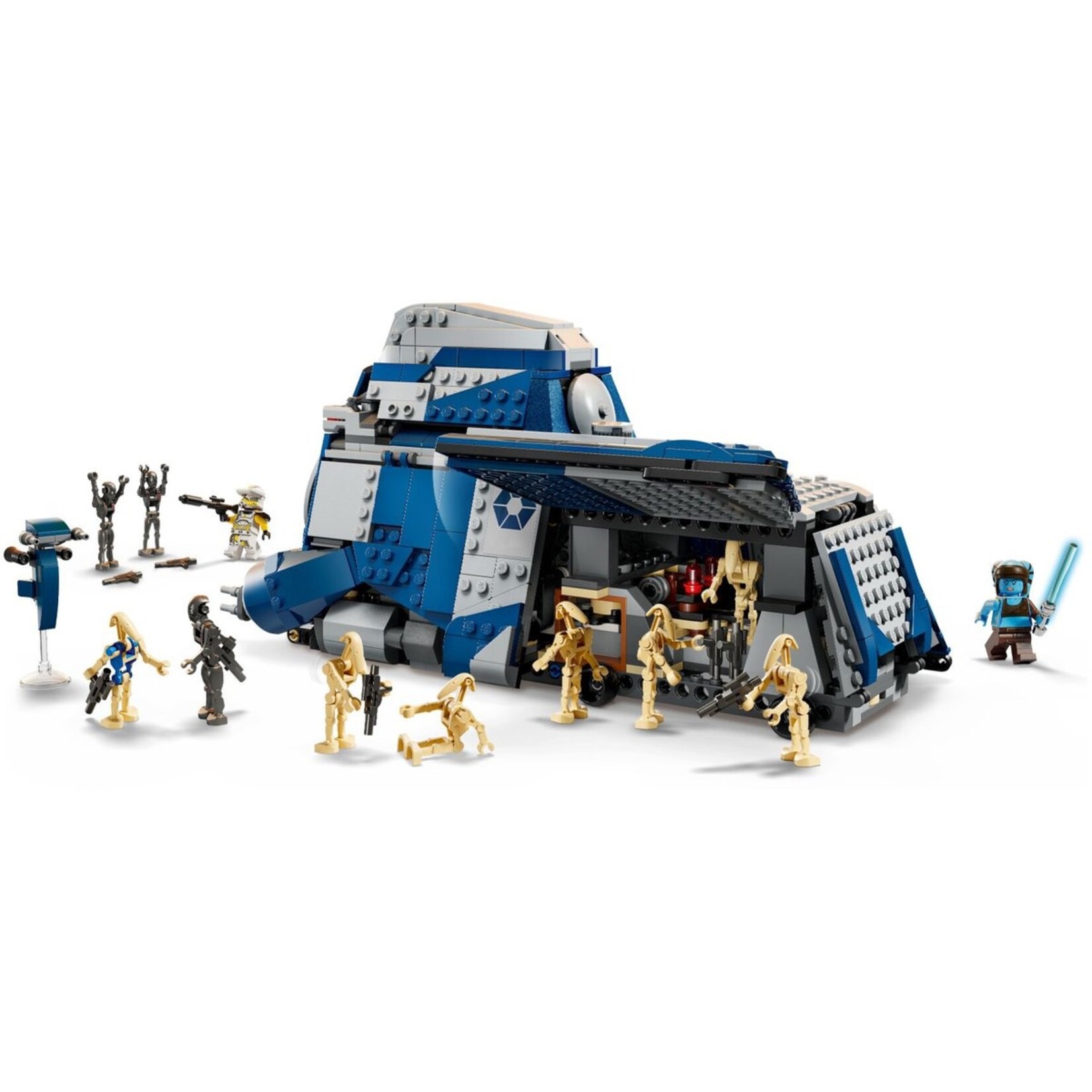 LEGO LEGO Star Wars The Clone Wars Slag om Felucia Separatist MTT - Bouwset met 12 Figuren - Vanaf 9 Jaar - 75435