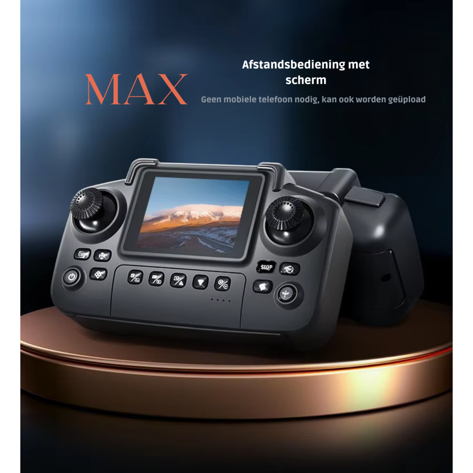 Dutch Wanted Dutch Wanted Max flow Drone - Remote control - Storage bag - Full HD