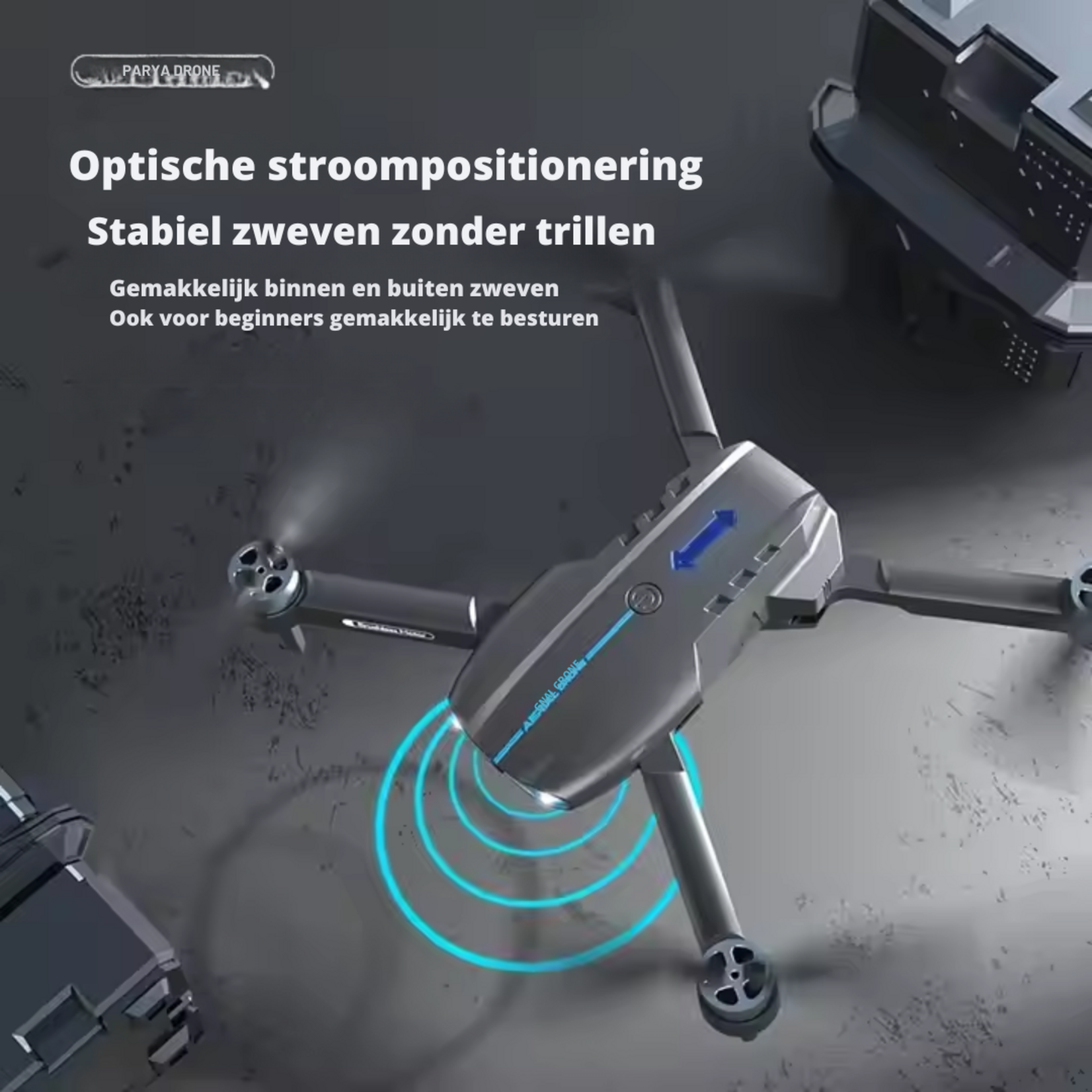 Dutch Wanted Dutch Wanted Max flow Drone - Remote control - Storage bag - Full HD