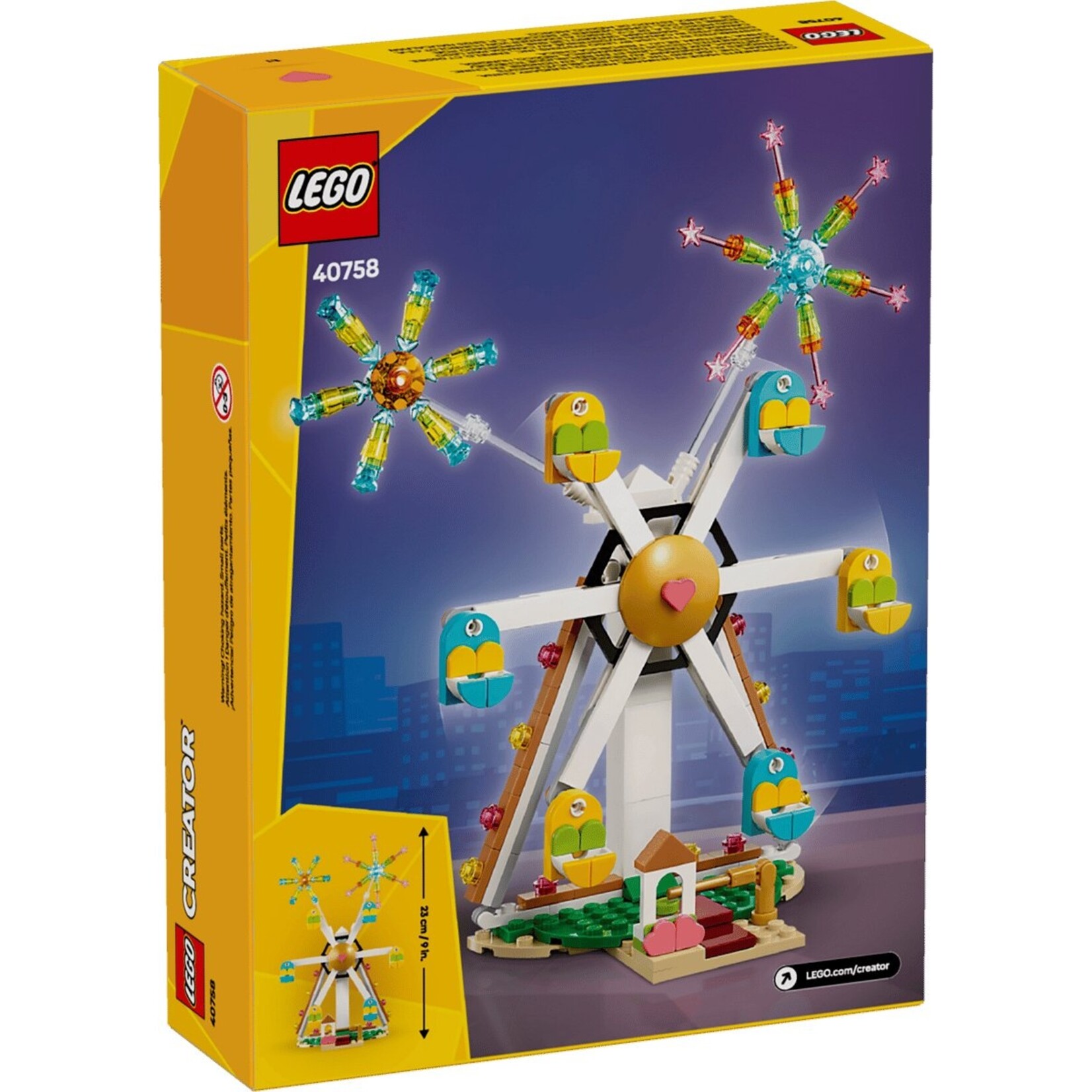 LEGO LEGO Creator Vieringenserie 40758 Reuzenrad met Vuurwerk 230 Onderdelen
