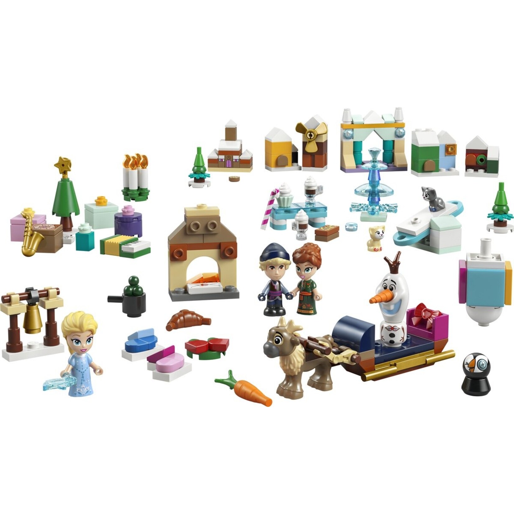 LEGO LEGO Disney Frozen Advent Calendar 2025 43273 with Elsa Anna Olaf and Sven 231 Pieces