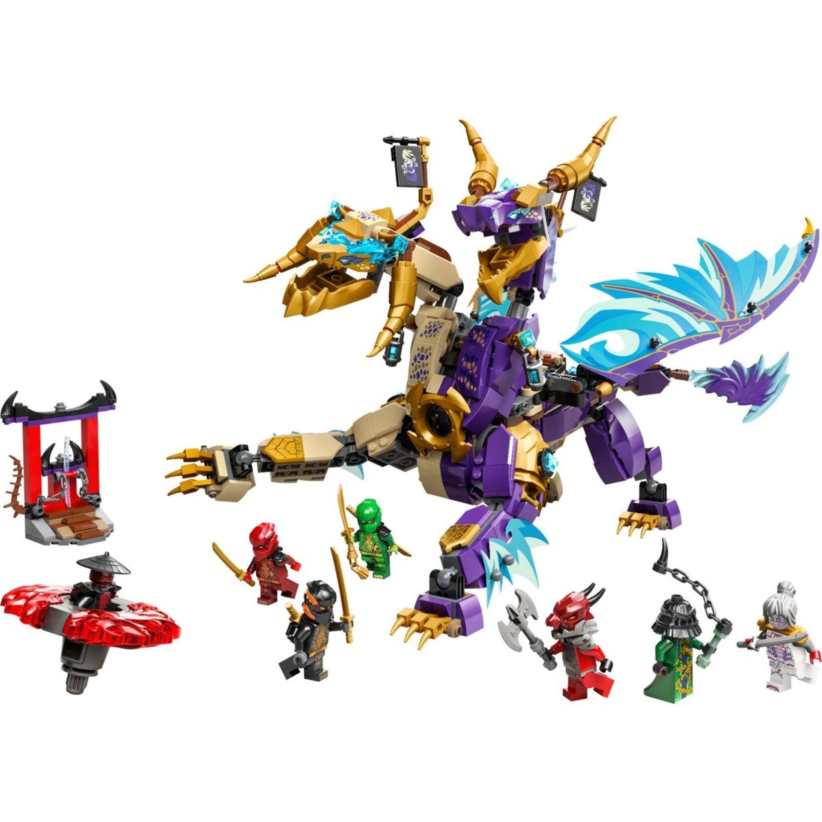 LEGO LEGO NINJAGO 71836 Boogdraak van Concentratie met 8 Minifiguren 869 Onderdelen