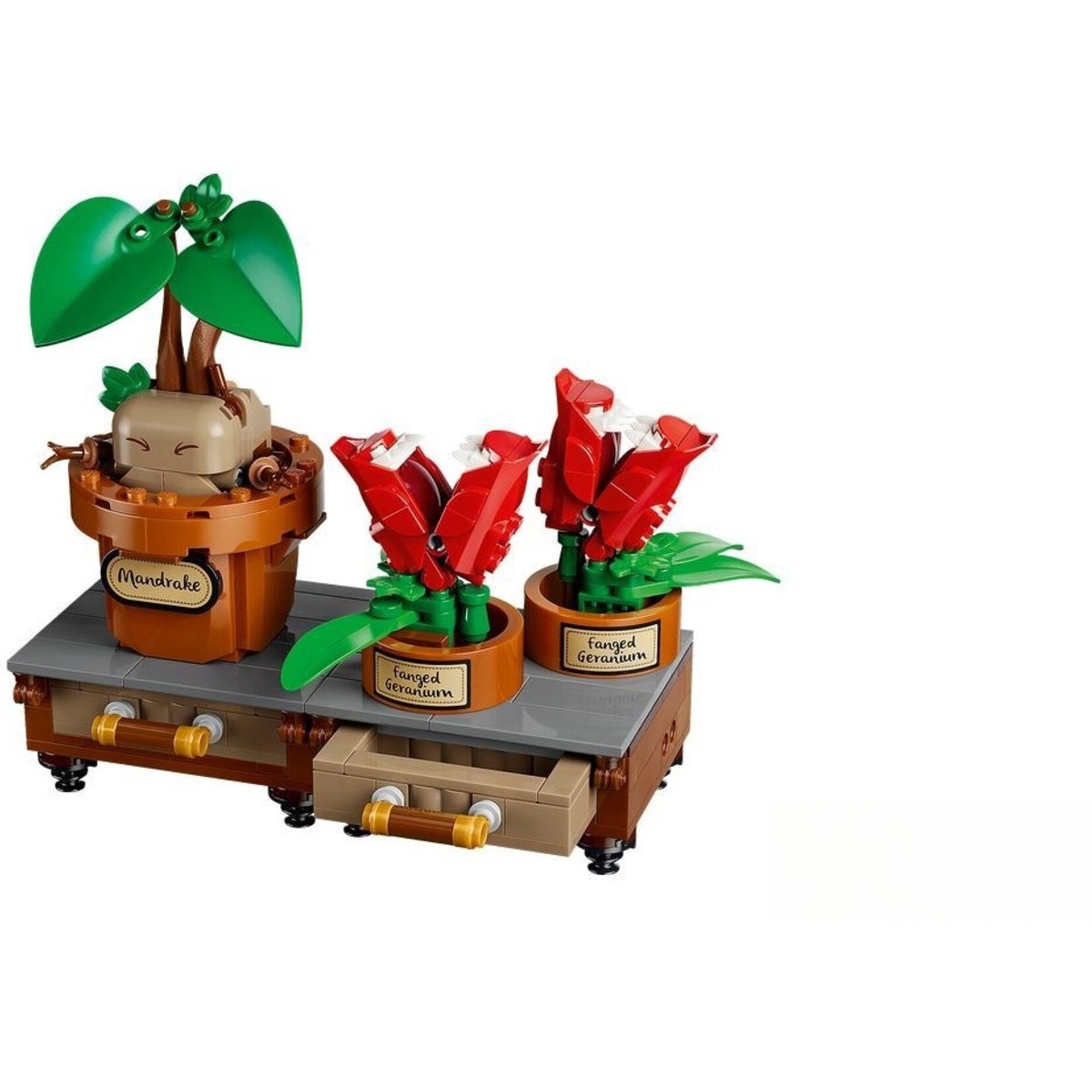 LEGO LEGO Harry Potter 76474 Hogwarts Herbology Plants 3 Magical Plants 817 Pieces