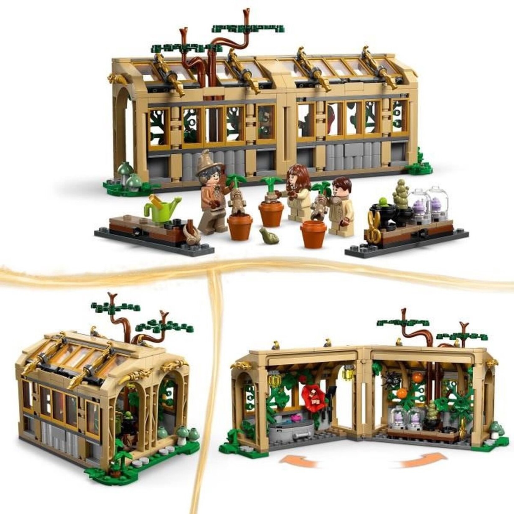 LEGO LEGO Harry Potter 76445 Kasteel Zweinstein Kruidenkundeles met 3 Minifiguren 390 Onderdelen