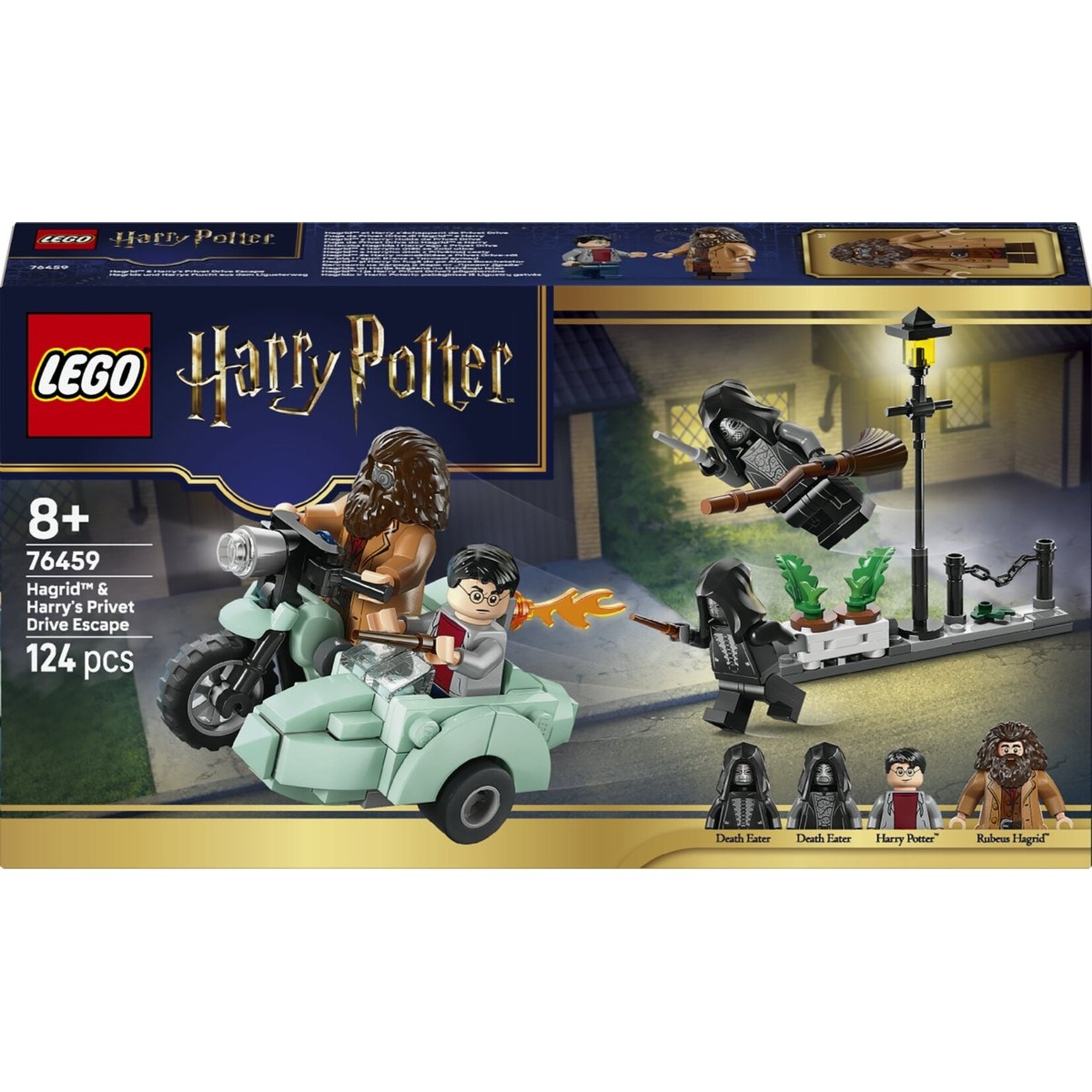 LEGO LEGO Harry Potter 76459 Hagrid and Harry's Privet Drive Escape with Motorcycle and 4 Minifigures