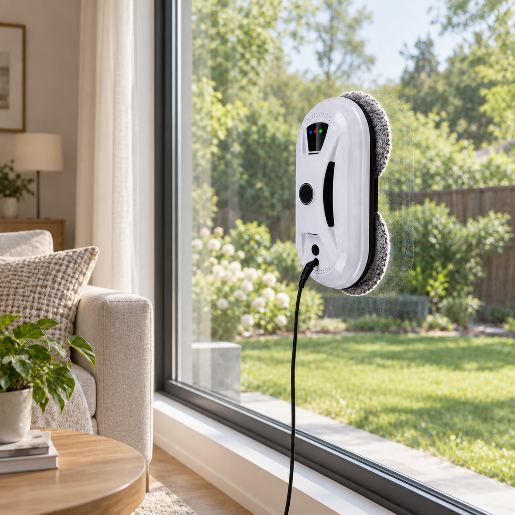 Dutch Wanted Robot window cleaner – Window robot – Electric window cleaner – Window cleaner – Glass cleaner – White – Smart window cleaner