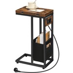 Bobbel Home Bobbel Home Side Table with Power Outlet and USB Ports