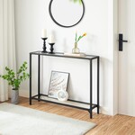 Bobbel Home Bobbel Home Console Table with 2 Glass Shelves