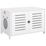 Bobbel Home Bobbel Home Kattenbakkast met jaloeziedeuren