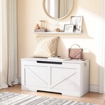 Bobbel Home Bobbel Home Witte opbergkist met deksel