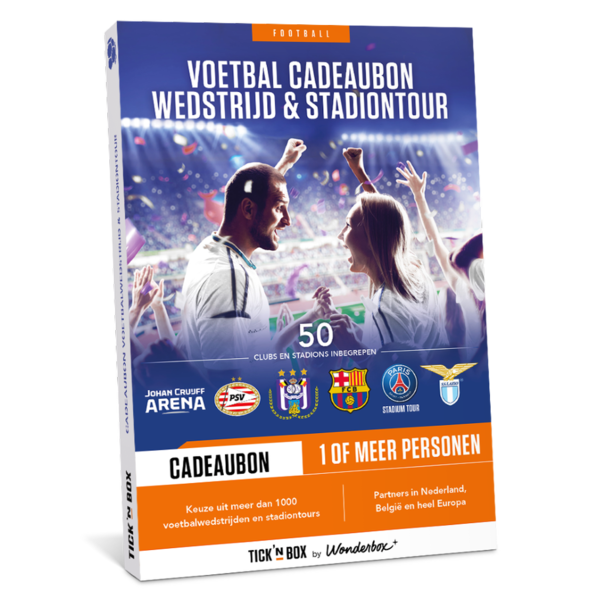 Tick'nBox Tick'nBox - Voetbalwedstrijd & Stadion Tour