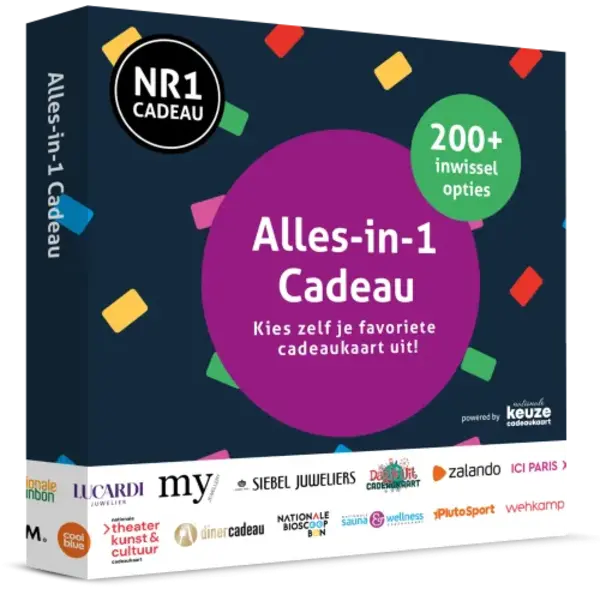 Nr 1 Cadeau Kaart NR1 Alles in 1 Cadeau