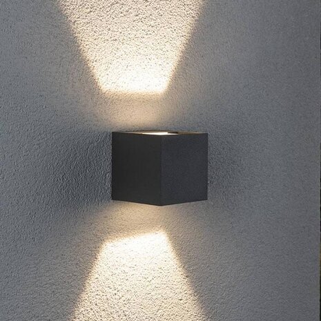 Paulmann Außenleuchte Cybo LED grau verstellbarer Strahl Paulmann Außenleuchte Cybo LED grau verstellbarer Strahl