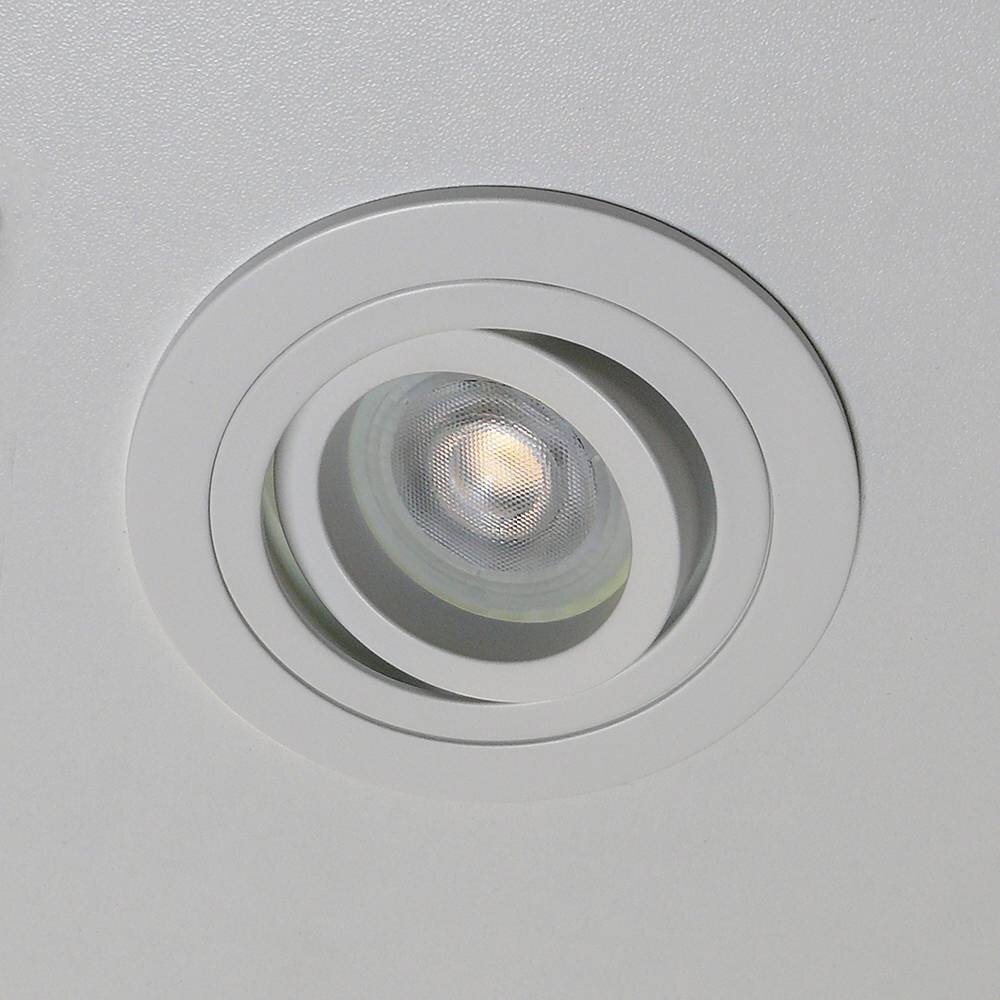 Kelpa Einbaustrahler Brescia rund weiß Kelpa Einbaustrahler Brescia rund weiß