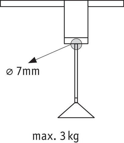 Paulmann Adapter für Anhänger aus Aluminium Paulmann Adapter für Anhänger aus Aluminium