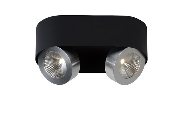 Lucide RADUS Deckenleuchte LED 2x5W 450LM 3000K Schwarz Lucide RADUS Deckenleuchte LED 2x5W 450LM 3000K Schwarz