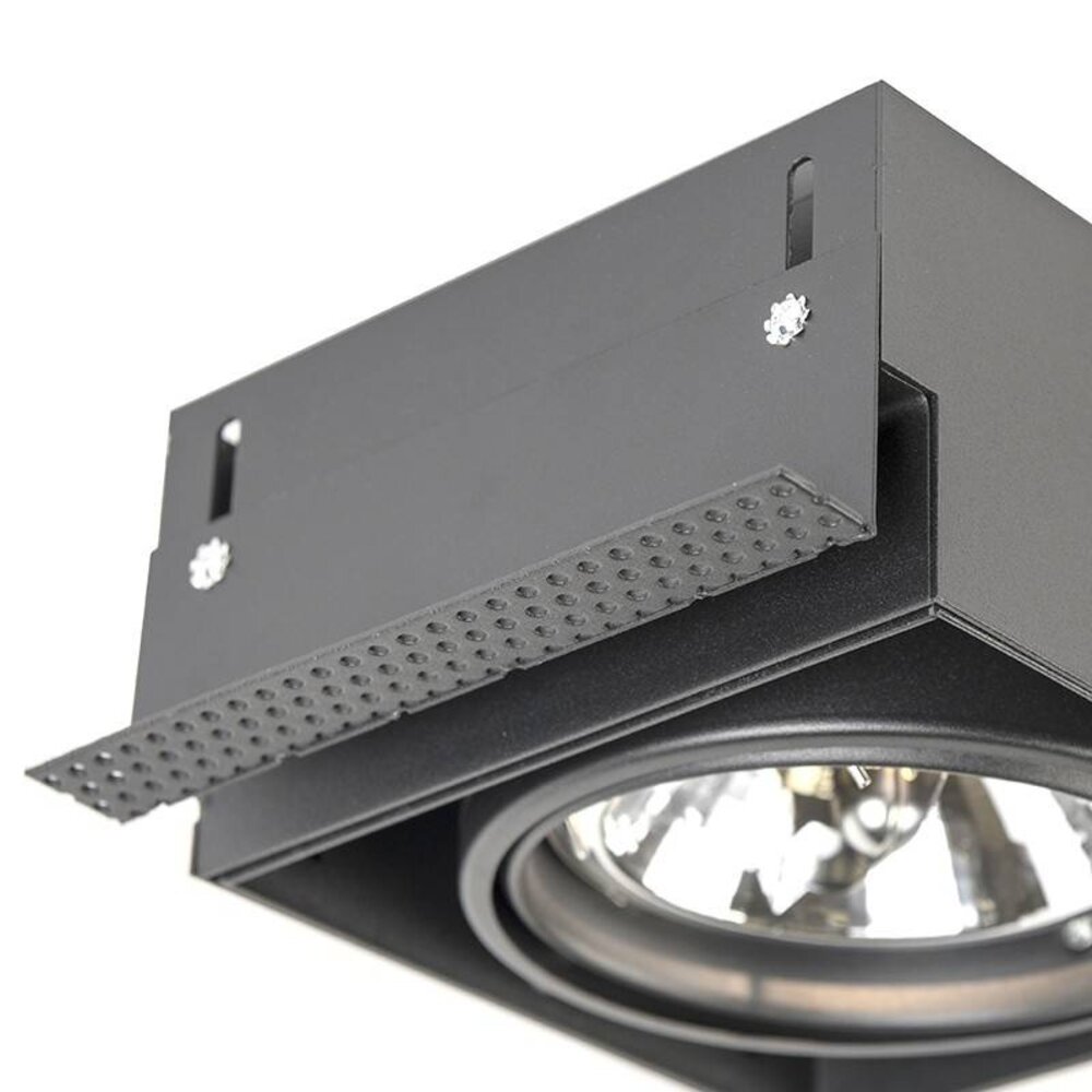 Einbaustrahler Bado 1 Licht AR111 schwarz Trimless Einbaustrahler Bado 1 Licht AR111 schwarz Trimless