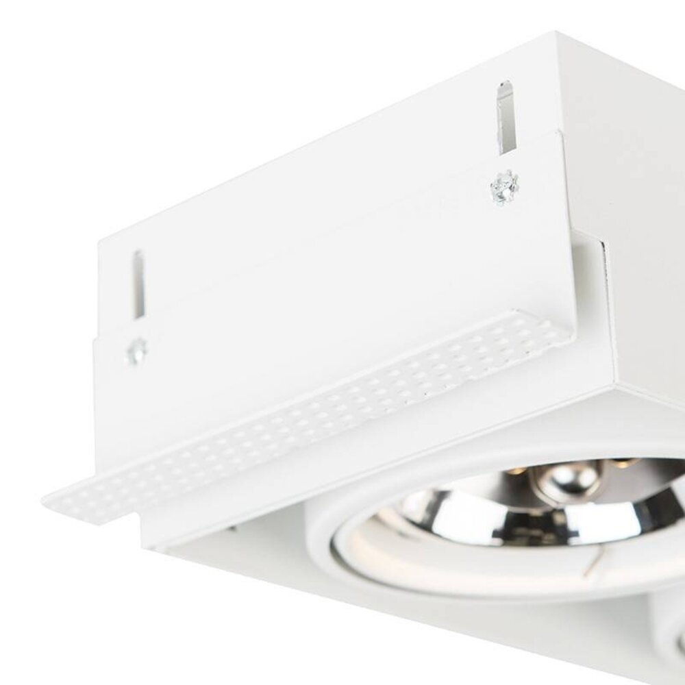 Lamponline Downlight Bado 2-flammig AR111 weiß Trimless Lamponline Downlight Bado 2-flammig AR111 weiß Trimless